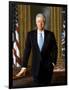 Digitally Restored White House Painting of President Bill Clinton-null-Framed Art Print