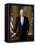 Digitally Restored White House Painting of President Bill Clinton-null-Framed Stretched Canvas