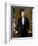 Digitally Restored White House Painting of President Bill Clinton-null-Framed Art Print