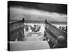 Digitally Restored World War II Photo of American Troops Approaching Omaha Beach-null-Stretched Canvas