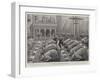Dignity and Impudence, a Scene at the Evening Prayer in the Mosque of San Sofia, Constantinople-Henri Lanos-Framed Giclee Print