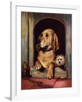 Dignity and Impudence-Edwin Henry Landseer-Framed Giclee Print