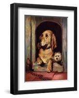 Dignity and Impudence-Edwin Henry Landseer-Framed Giclee Print