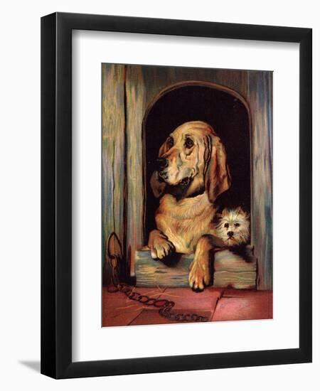 Dignity and Impudence-Edwin Henry Landseer-Framed Giclee Print