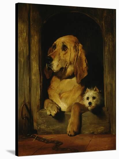 Dignity and Impudence-Edwin Henry Landseer-Stretched Canvas