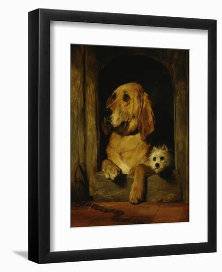 Dignity and Impudence-Edwin Henry Landseer-Framed Premium Giclee Print