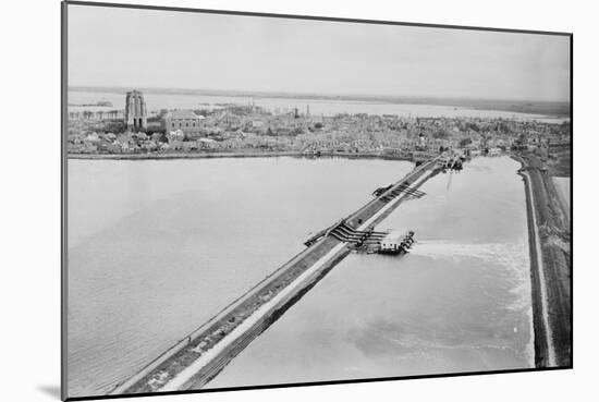 Dike Site for Floods of the Netherlands-null-Mounted Photographic Print