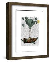 Diligenza Per La Luna-Fab Funky-Framed Art Print