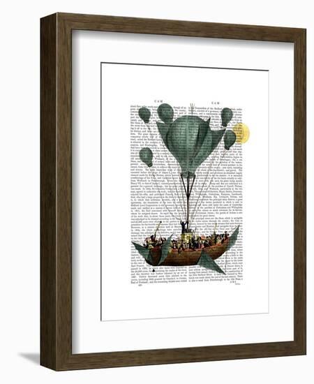 Diligenza Per La Luna-Fab Funky-Framed Art Print