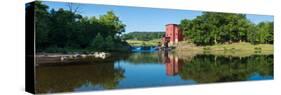 Dillard Mill at Dillard Mill State Historic Site, Dillard, Crawford County, Missouri, USA-null-Stretched Canvas