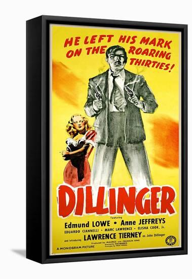 Dillinger, 1934-null-Framed Stretched Canvas