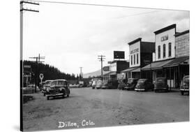 Dillon, Colorado - Street Scene-Lantern Press-Stretched Canvas