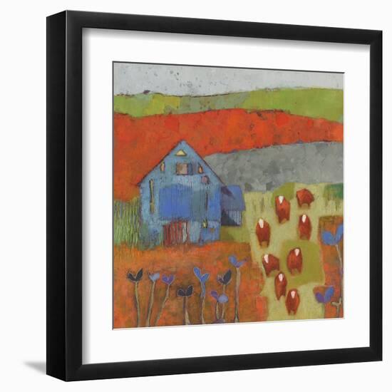 Dillwyn Barn-Sue Jachimiec-Framed Art Print