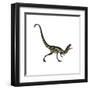 Dilong Dinosaur Roaring-Stocktrek Images-Framed Art Print