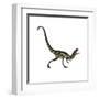 Dilong Dinosaur Roaring-Stocktrek Images-Framed Art Print
