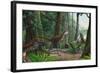 Dilong Paradoxus Strolling around the Woods in Search of Food-null-Framed Art Print