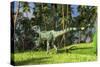 Dilophosaurus Hunting in a Prehistoric Environment-null-Stretched Canvas