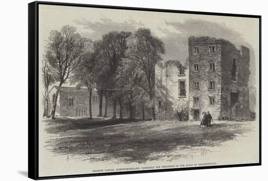 Dilston Castle, Northumberland, Formerly the Residence of the Earls of Derwentwater-Edmund Morison Wimperis-Framed Stretched Canvas