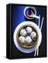 Dim Sum in Bamboo Steamer (China)-Dorota & Bogdan Bialy-Framed Stretched Canvas