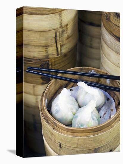 Dim Sum Preparation in a Restaurant Kitchen in Hong Kong, China, Asia-Gavin Hellier-Stretched Canvas