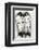 Dimaggio and Gehrig-Allen Friedlander-Framed Premium Giclee Print