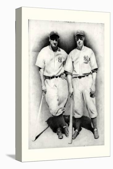 Dimaggio and Gehrig-Allen Friedlander-Stretched Canvas