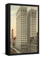 Dime Savings Bank Building, Detroit, Michigan-null-Framed Stretched Canvas