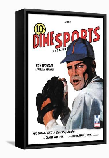 Dime Sports: Boy Wonder-null-Framed Stretched Canvas