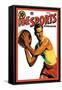 Dime Sports Magazine: Basketball-null-Framed Stretched Canvas