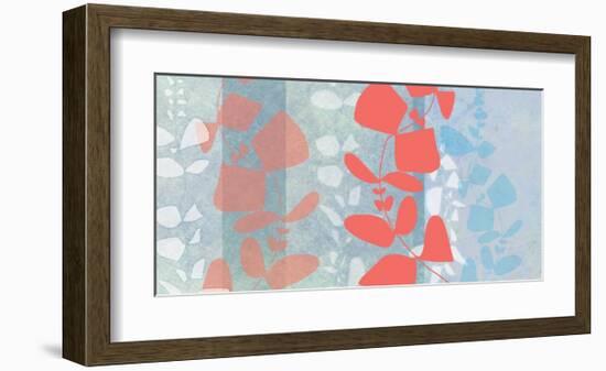 Dimensional Leaves-Jan Weiss-Framed Art Print