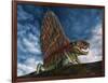 Dimetrodon Was an Extinct Genus of Synapsid from Th Early Permian Period-null-Framed Art Print