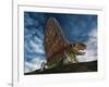 Dimetrodon Was an Extinct Genus of Synapsid from Th Early Permian Period-null-Framed Art Print