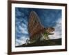 Dimetrodon Was an Extinct Genus of Synapsid from Th Early Permian Period-null-Framed Art Print