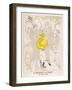 Diminutive Jockey Gives His Considered Opinion to a Couple-Roger Chastel-Framed Art Print