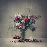 Flowers and cherries-Dimitar Lazarov --Framed Photographic Print