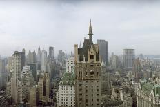 New York City Skyline Looking at Downtown from 5th Avenue and Central Park South-Dimitri Kessel-Photographic Print