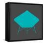 Dimond Lounge Chair Teal-Anita Nilsson-Framed Stretched Canvas