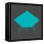 Dimond Lounge Chair Teal-Anita Nilsson-Framed Stretched Canvas