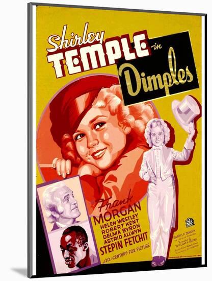 Dimples, 1936-null-Mounted Art Print