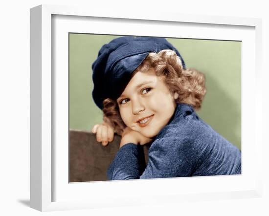 Dimples, Shirley Temple, 1936-null-Framed Photo