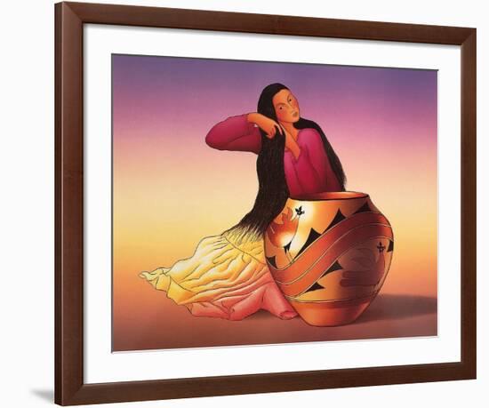 Din� Woman-R^ C^ Gorman-Framed Art Print