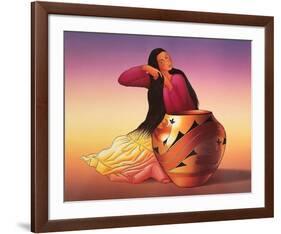 Din� Woman-R^ C^ Gorman-Framed Art Print