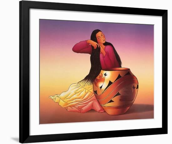 Din� Woman-R^ C^ Gorman-Framed Art Print