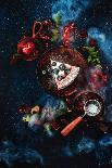 Pancakes with Blueberry and Syrup on Fork-Dina Belenko-Photographic Print