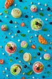 Sweet Patterns: Cupcakes and Macaroons-Dina Belenko-Photographic Print