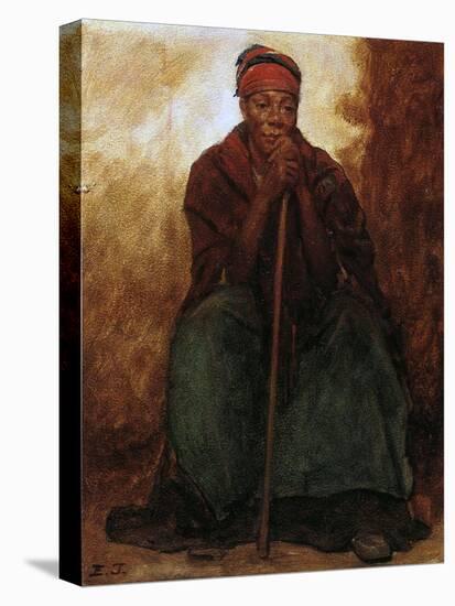 Dinah, the Black Servant, 1866-69-Eastman Johnson-Stretched Canvas