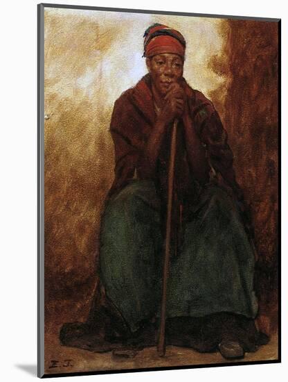 Dinah, the Black Servant, 1866-69-Eastman Johnson-Mounted Giclee Print