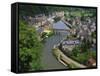 Dinan, Cotes D'Armor, Britanny, France-Peter Groenendijk-Framed Stretched Canvas