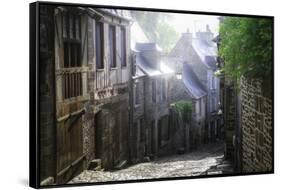 Dinan, Jerzual Street-Philippe Manguin-Framed Stretched Canvas