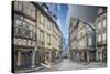 DINAN , place des Merciers.-Philippe Manguin-Stretched Canvas